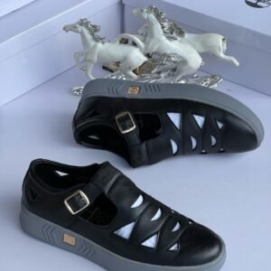 Timberlend Elite Black Monk-Style Sandals